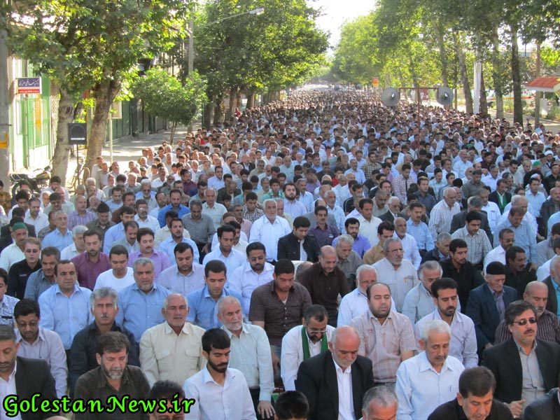 نماز عید فطر علی آباد کتول