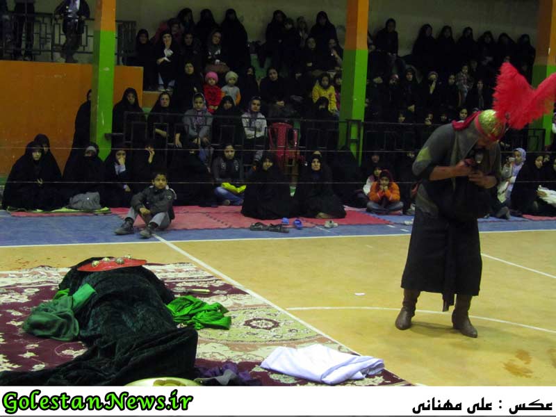 گزارش تصویری شب سوم شبیه خوانی مجالس سید و سالار شهیدان حضرت امام حسین (ع)-علی آباد کتول-گلستان
