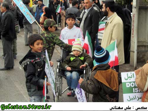 راهپیمایی 22 بهمن 1391-علی آباد-گلستان