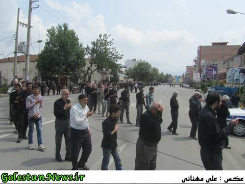 دسته روی هیئات مذهبی شهر علی آباد کتول-سالروز شهادت حضرت علی (ع)-گلستان نیوز