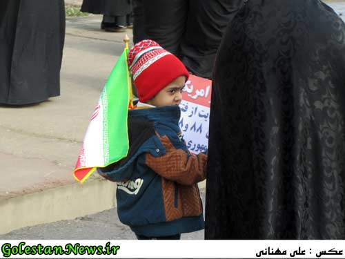 حضور کودکان و نوجوانان در راهپیمایی 22 بهمن 93 علی آباد کتول-1