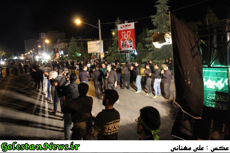 دسته روی هیئات مذهبی علی آباد در شبهای محرم