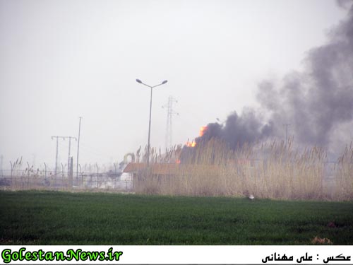 انفجار در فشار شکن گاز نیروگاه علی آباد