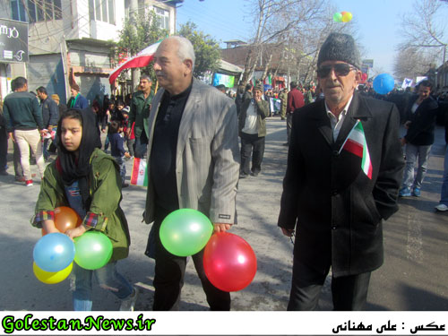 راهپیمایی 22 بهمن 1396 علی آباد